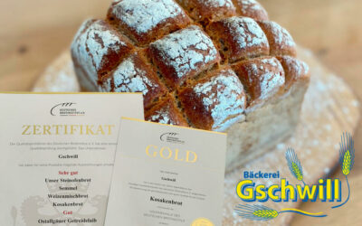 Bäckerei Gschwill erhält erneut Auszeichnungen für Backwaren